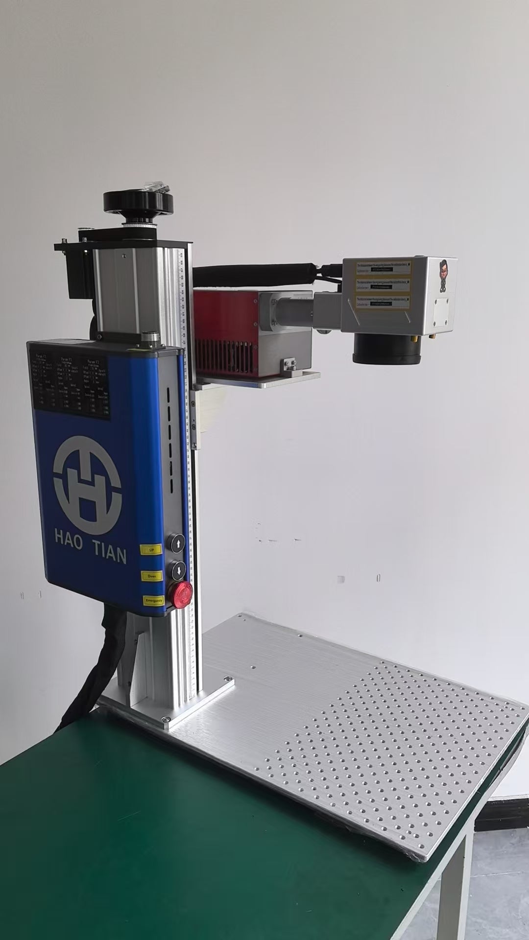 compact 10W JPT 10E UV laser with taller tower and XY table