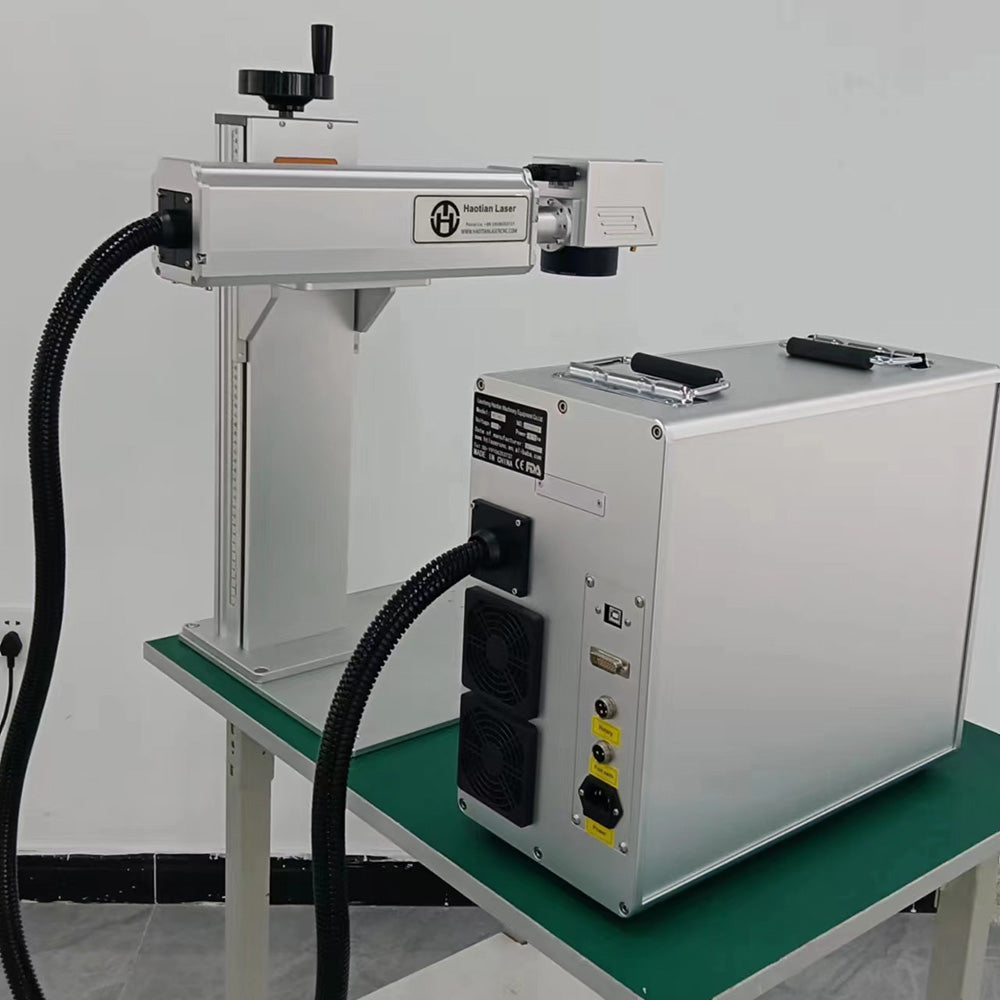 60W JPT MOPA EM7 laser machine with 2pcs lenses, without rotary