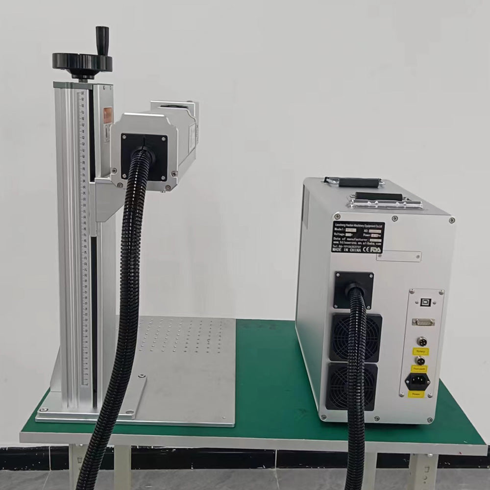 60W JPT MOPA EM7 laser machine with 2pcs lenses, without rotary