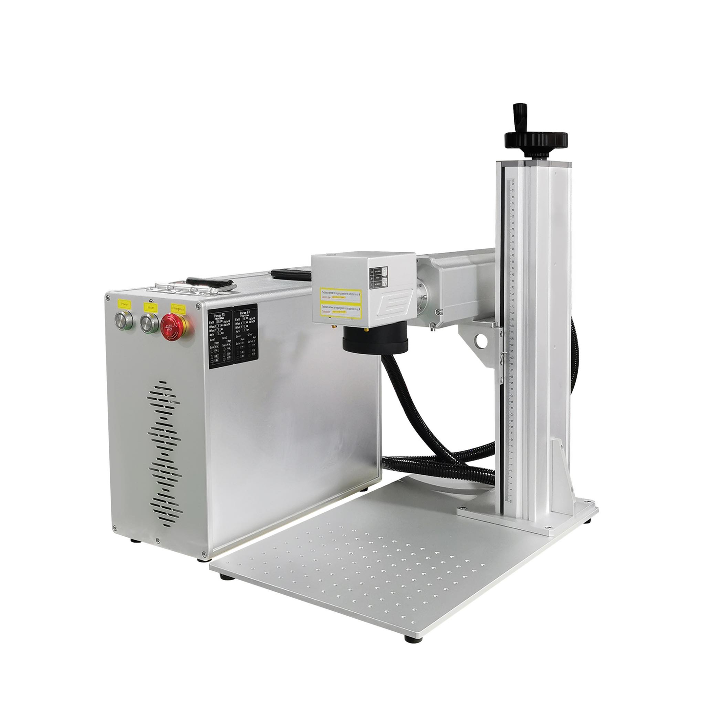 60W JPT MOPA EM7 laser machine with 2pcs lenses, without rotary