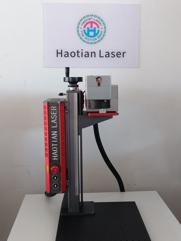 Compact red 10W UV S model with 4pcs lens(110/210/300/400) with 700mm tower with delivered and 400mm lens for Co2 galvo machine