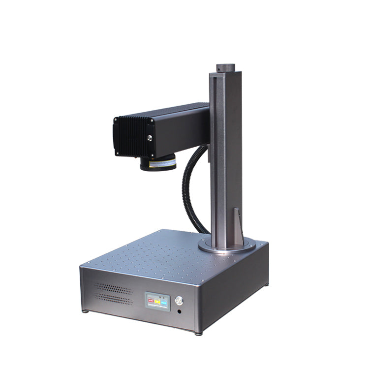 compact 30W Raycus laser machine with 2pcs lens with rotary with Motor ...