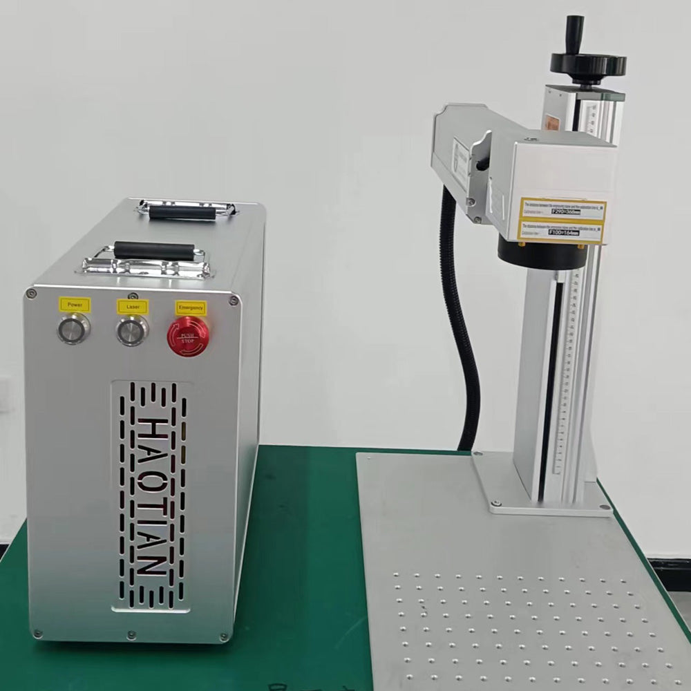 Split design JPT fiber laser marker