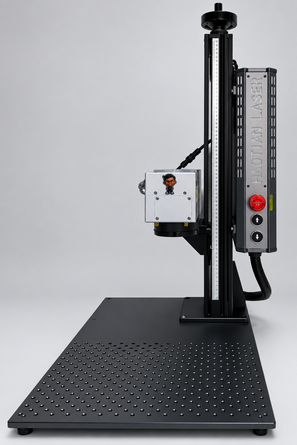 HaoTian 50W JPT M8 MOPA Fiber Laser – Front view