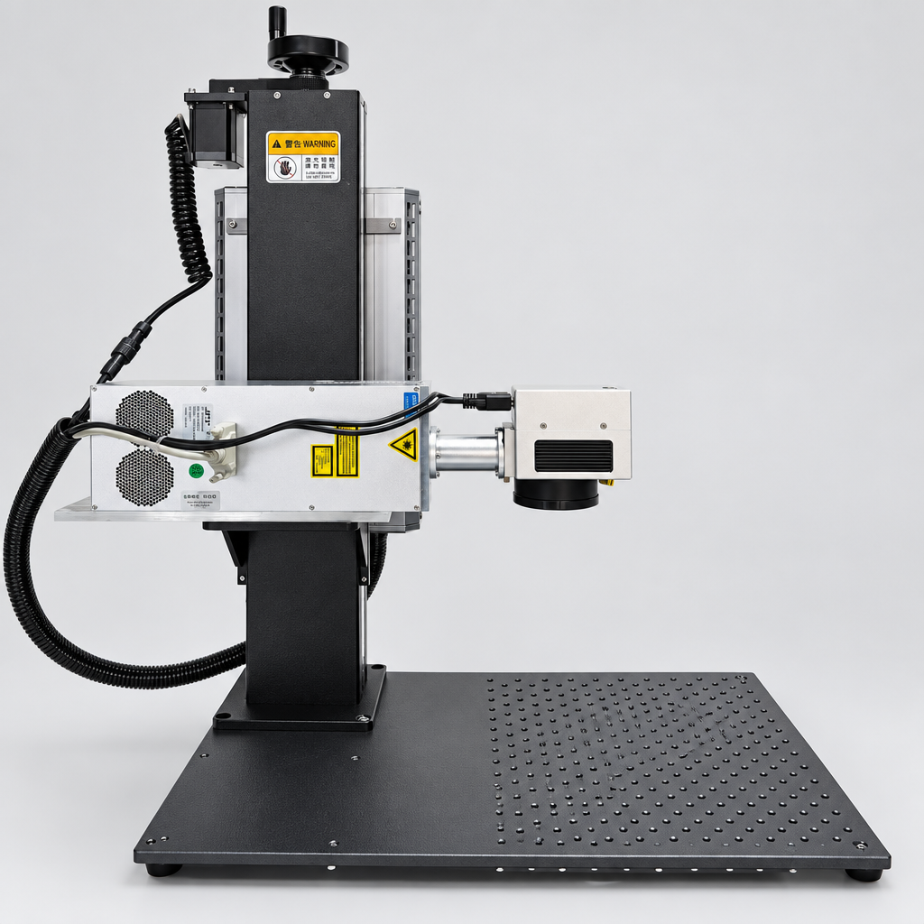 HaoTian 50W JPT M8 MOPA Fiber Laser – side view
